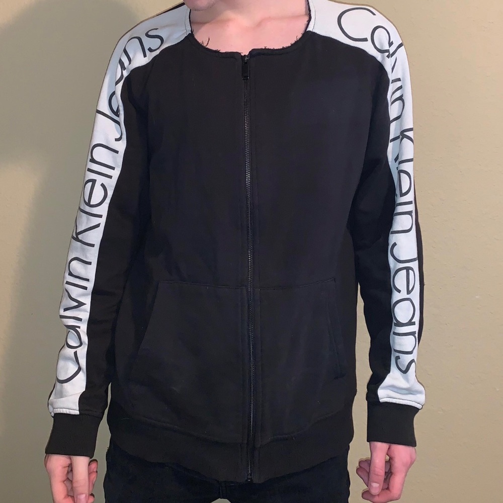 Calvin Klein jacket.